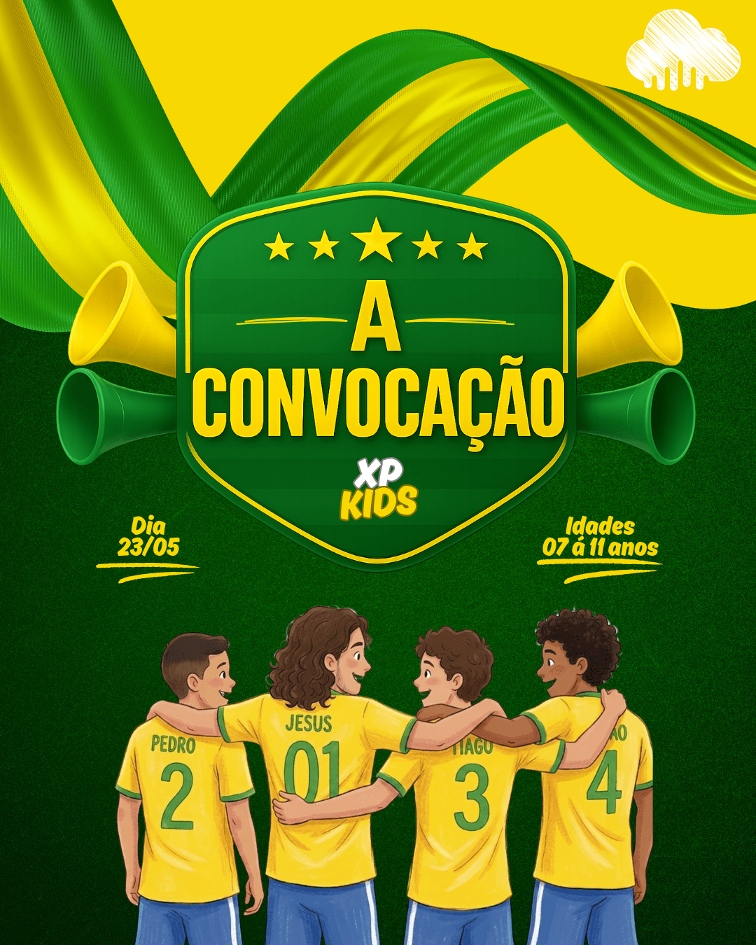 🇧🇷⚽ XP Kids 2026 — “A Convocação” ⚽🇧🇷